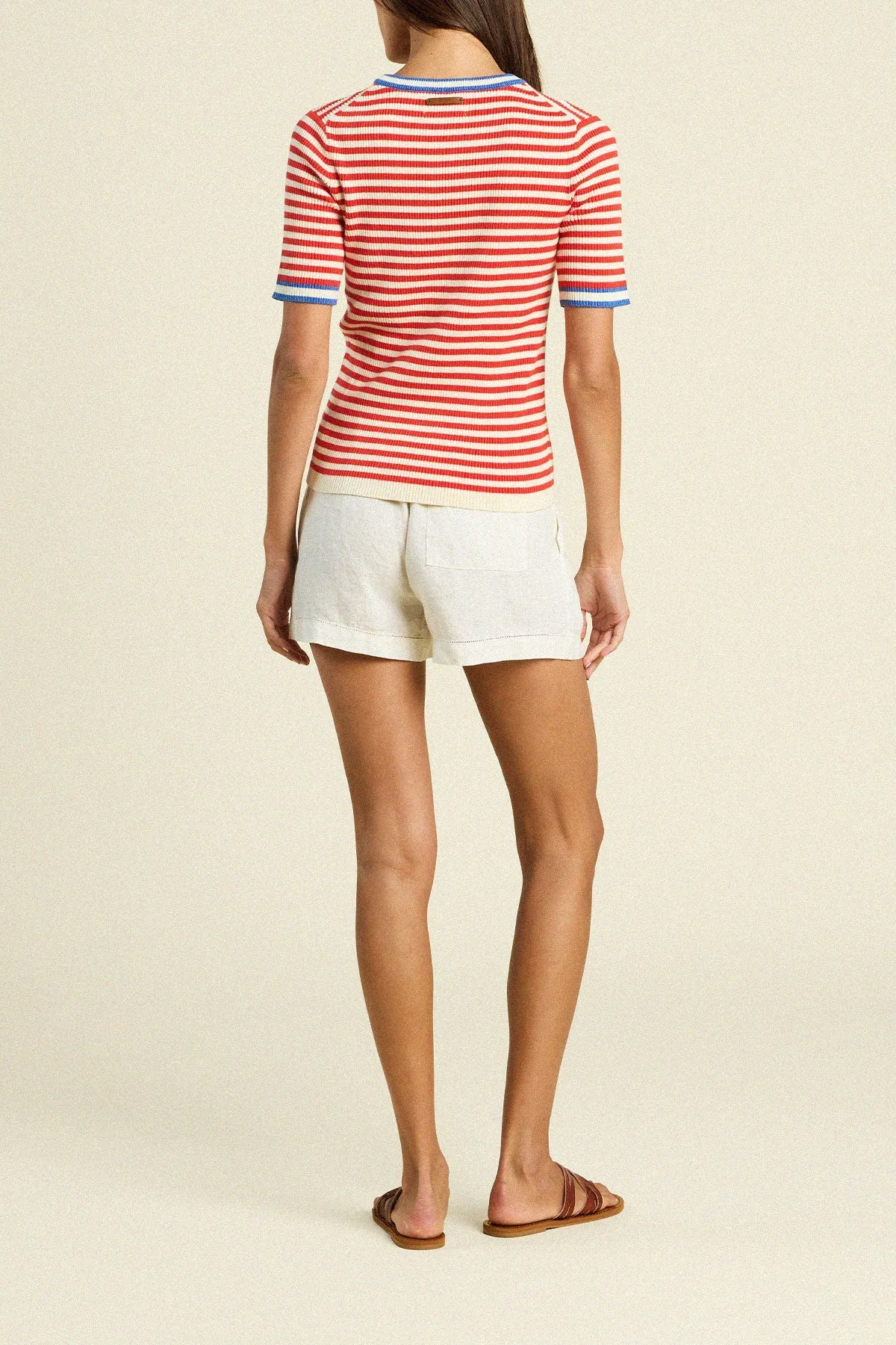 Farrah Sweater - Red Stripe