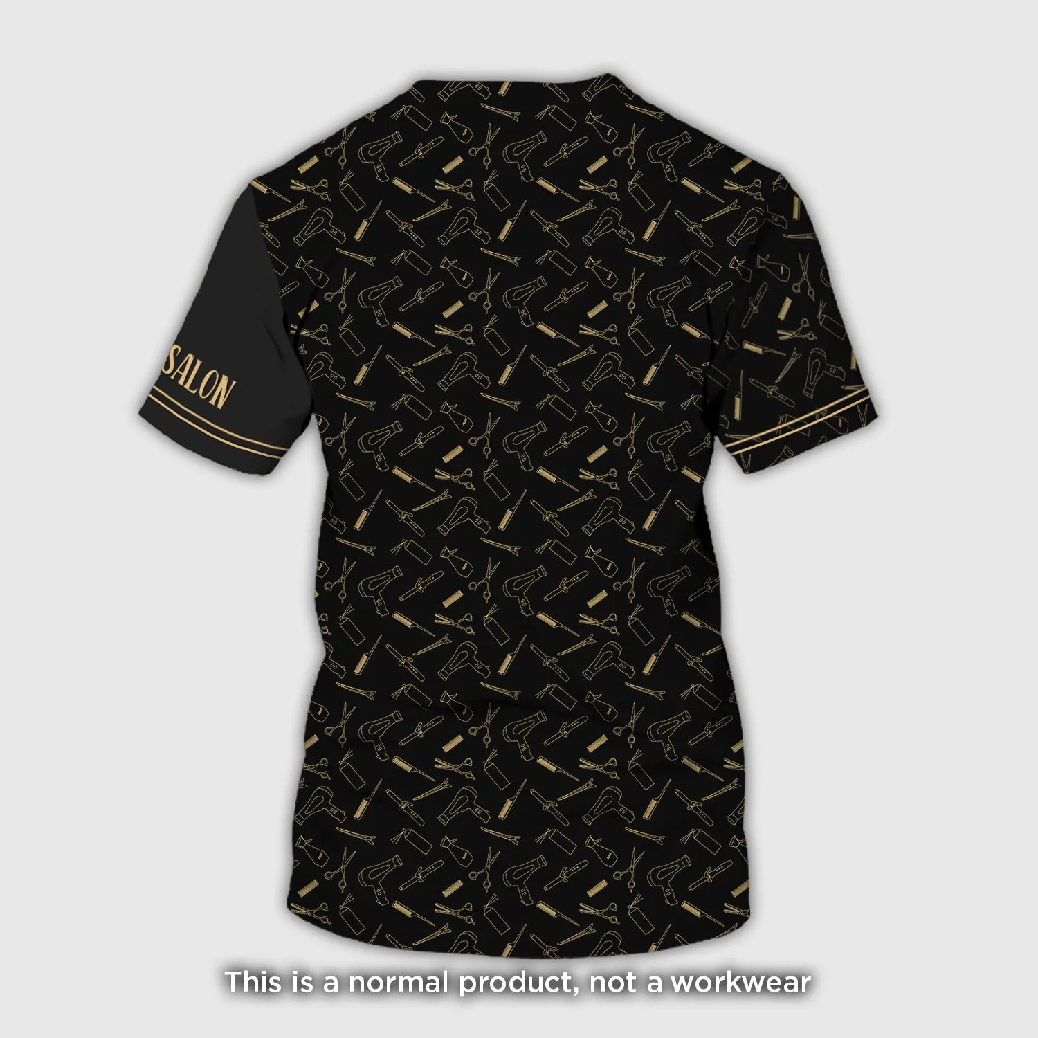 Fashion Custom Hair Uniform Hairdresser Tee Shirt Hairstylist Tools T-Shirts 2 (Non workwear)