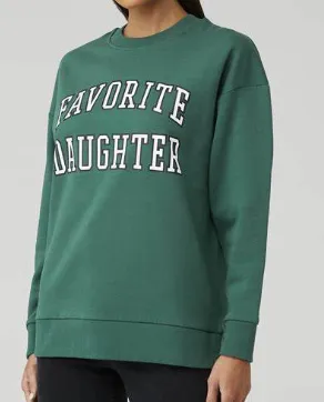 Favorite Daughter Collegiate Sweatshirt - Evergreen