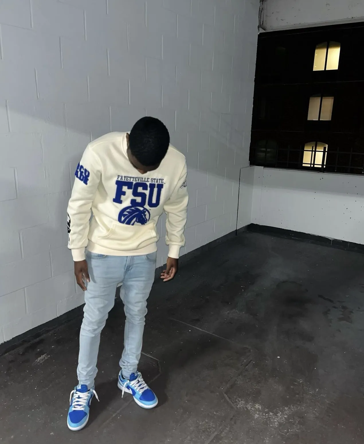 Fayetteville State | CIAA 2024 CREAM Chenille Sweatshirt -aja