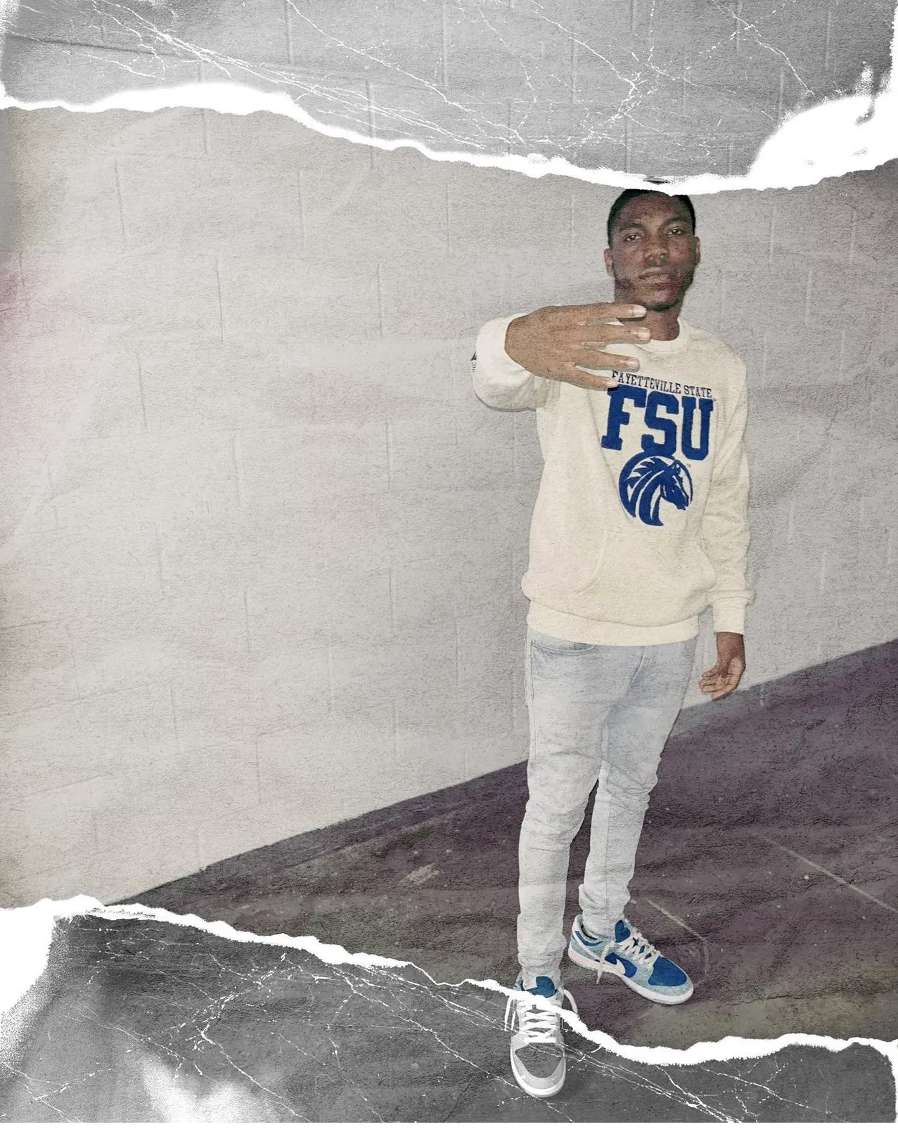 Fayetteville State | CIAA 2024 CREAM Chenille Sweatshirt -aja