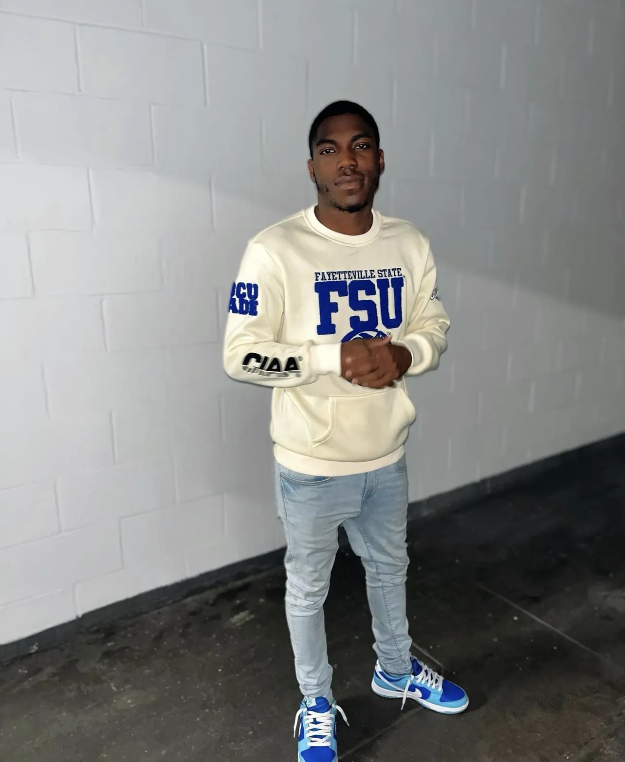 Fayetteville State | CIAA 2024 CREAM Chenille Sweatshirt -aja
