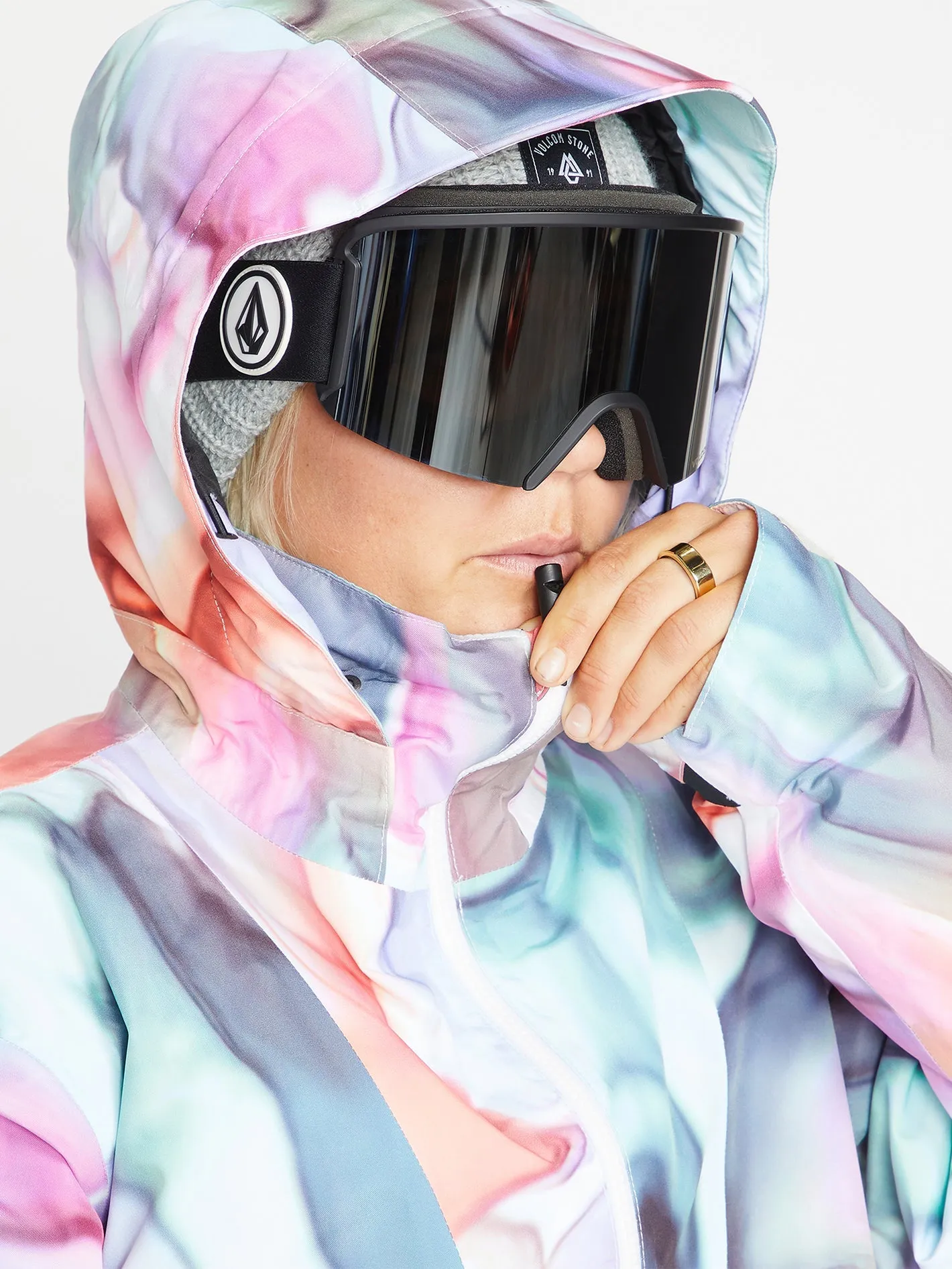 Fern Insulated Gore-Tex Pullover Jacket - Nebula Print