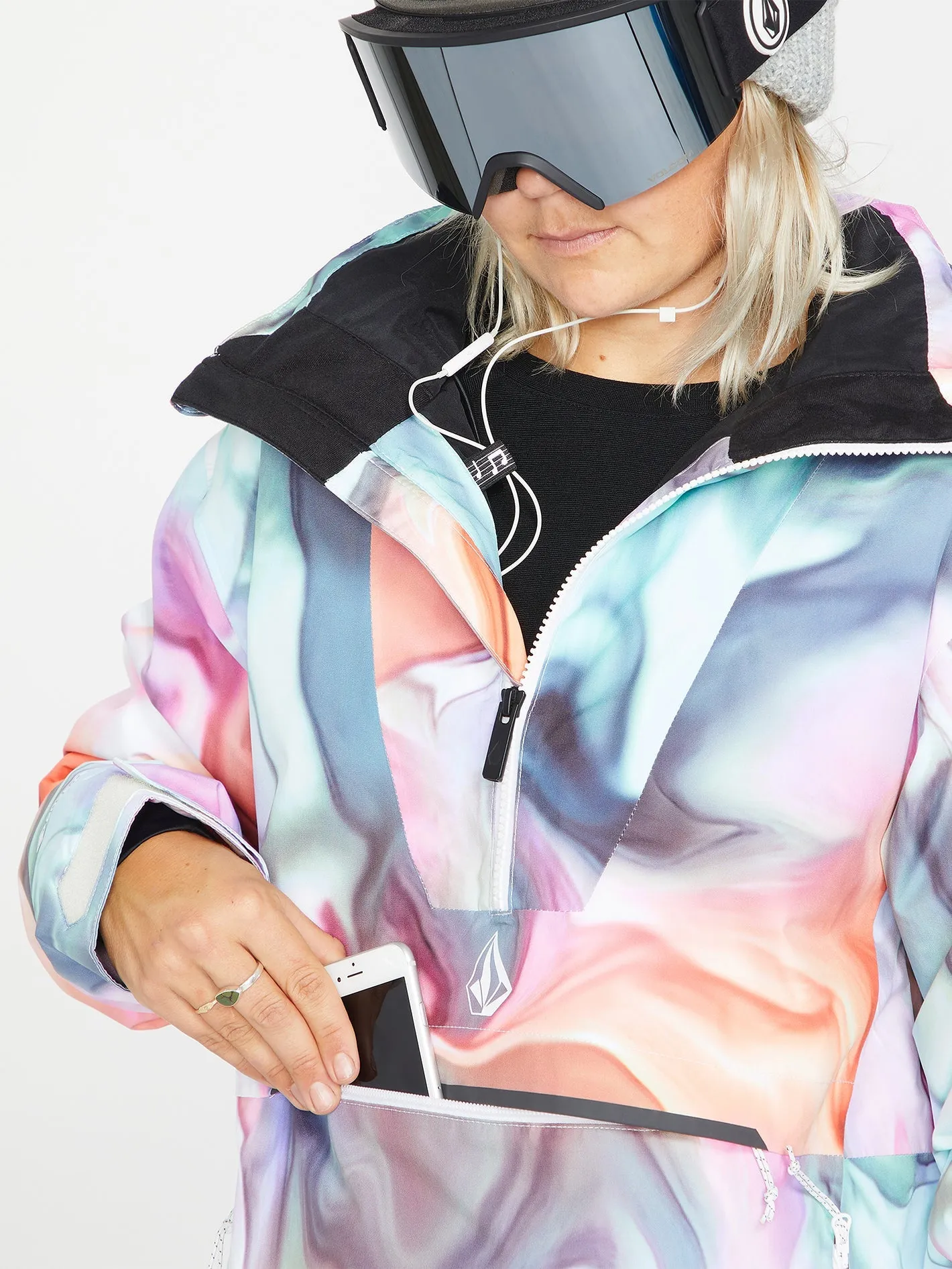 Fern Insulated Gore-Tex Pullover Jacket - Nebula Print