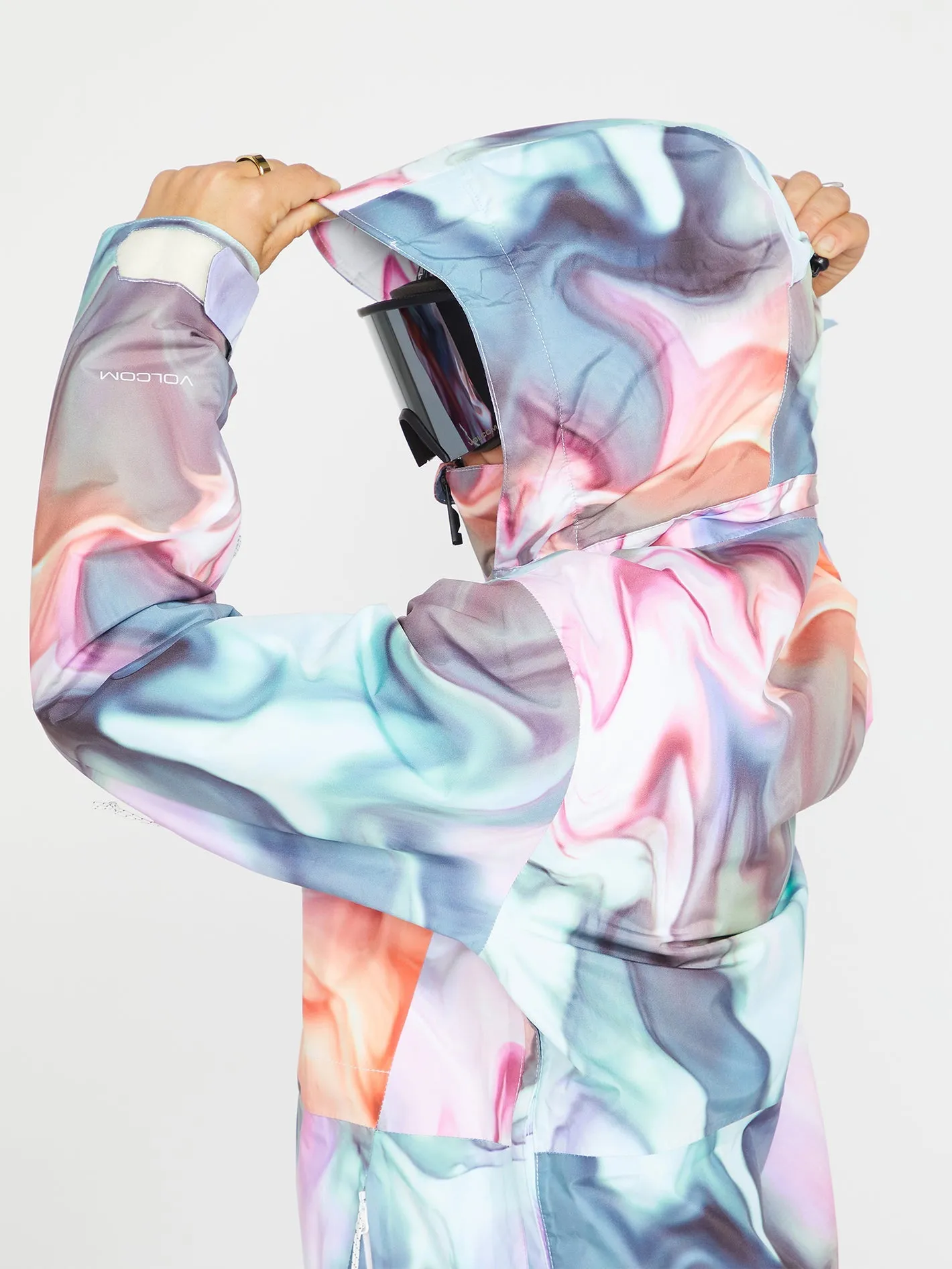 Fern Insulated Gore-Tex Pullover Jacket - Nebula Print