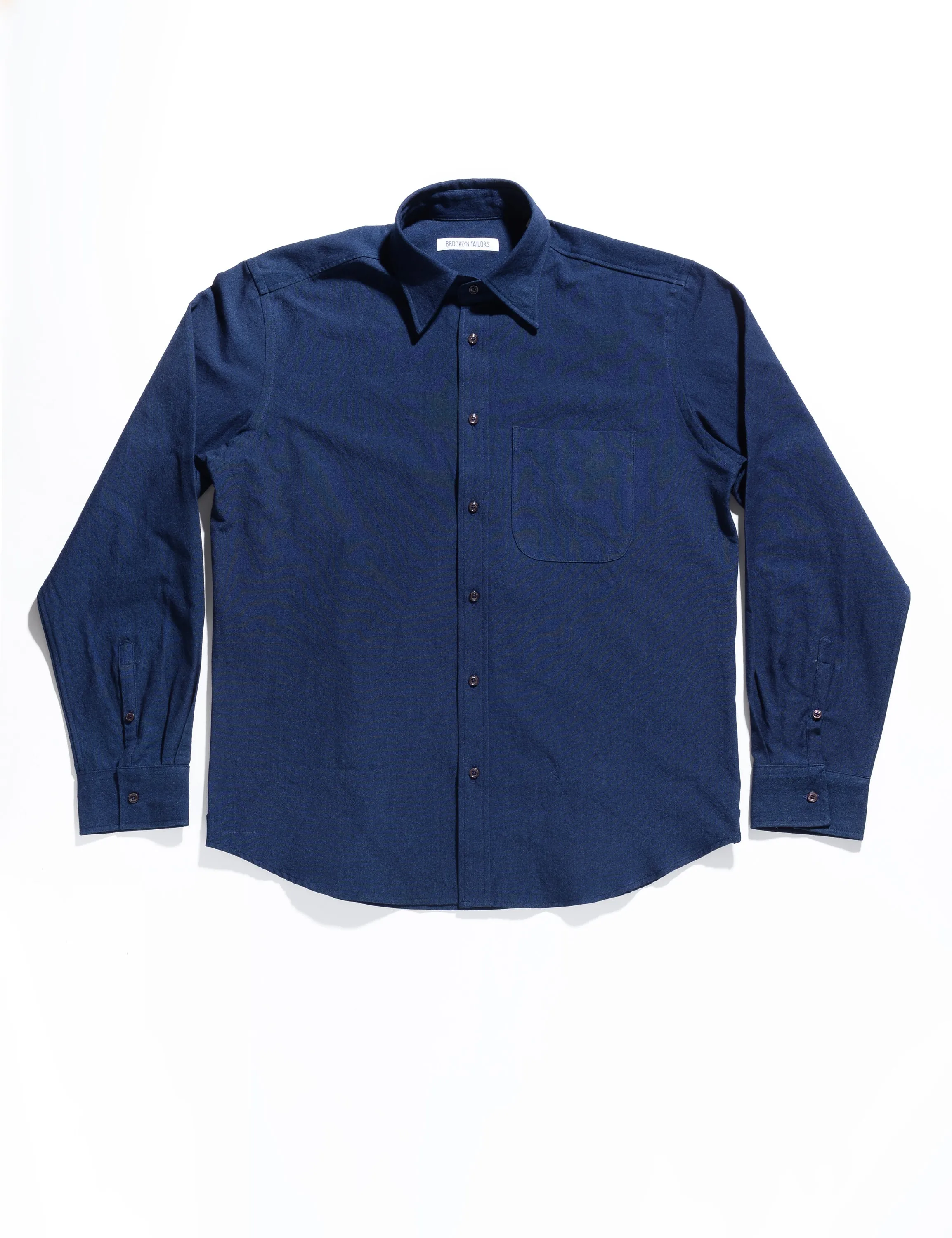 FINAL SALE: BKT14 Casual Shirt in Sturdy Chambray - Deep Indigo