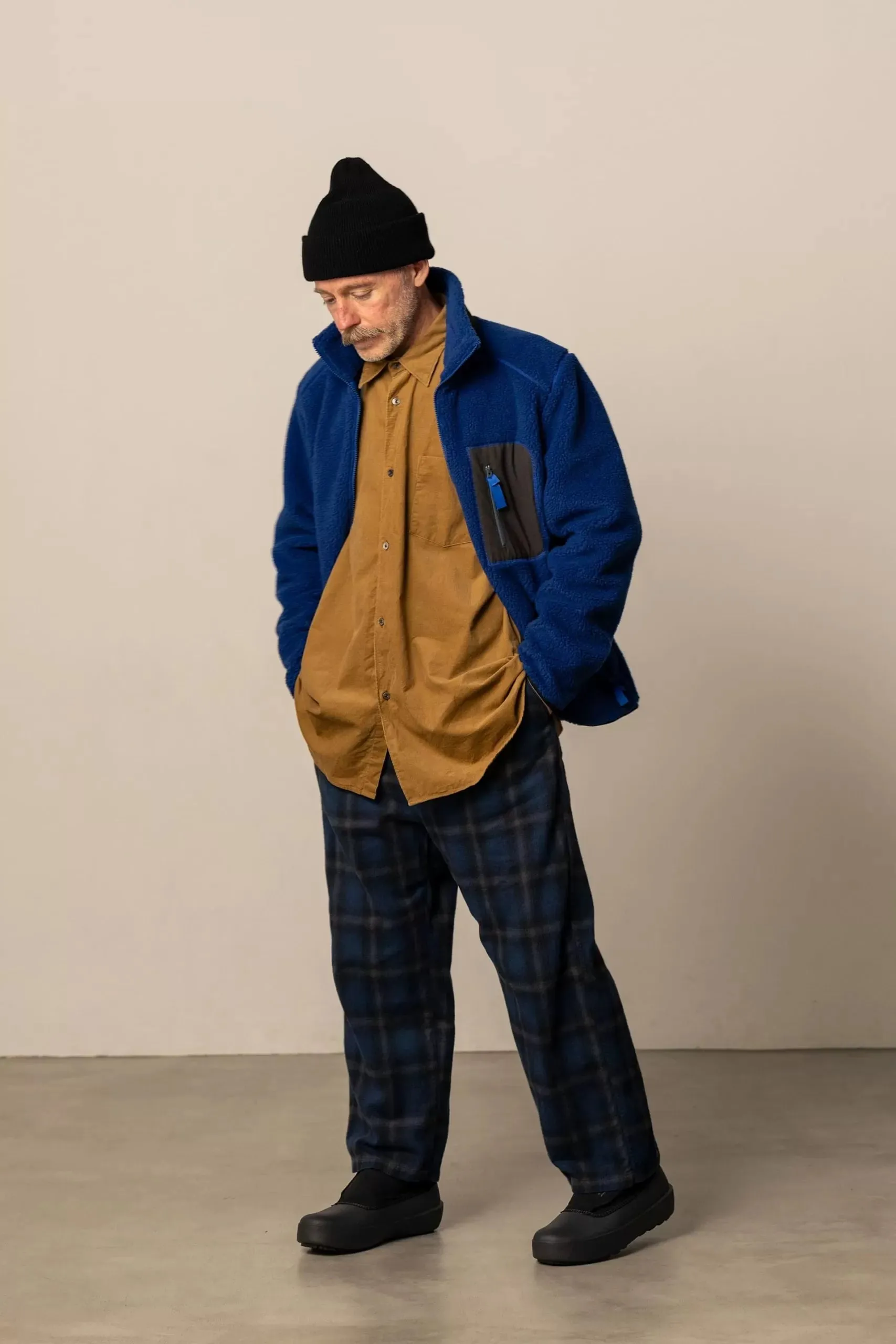 FINAL SALE: Fleece Blouson - Royal Blue