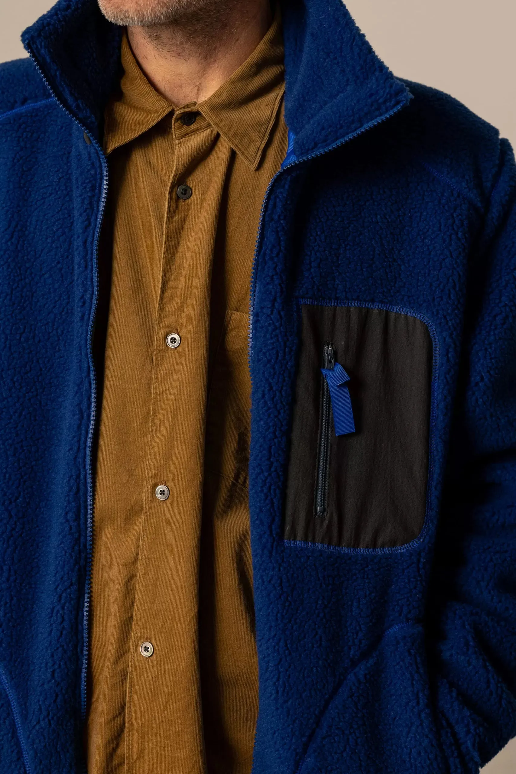 FINAL SALE: Fleece Blouson - Royal Blue
