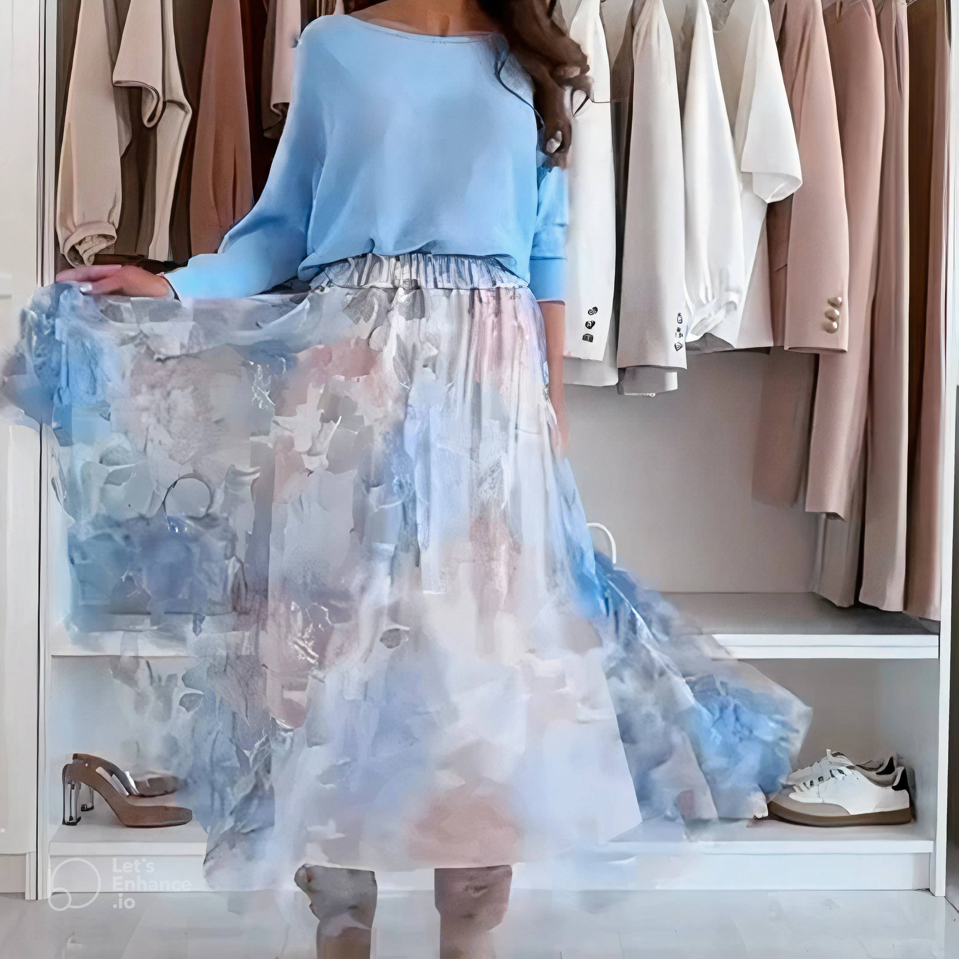 Fiona  | Soft Pastel Maxi Skirt