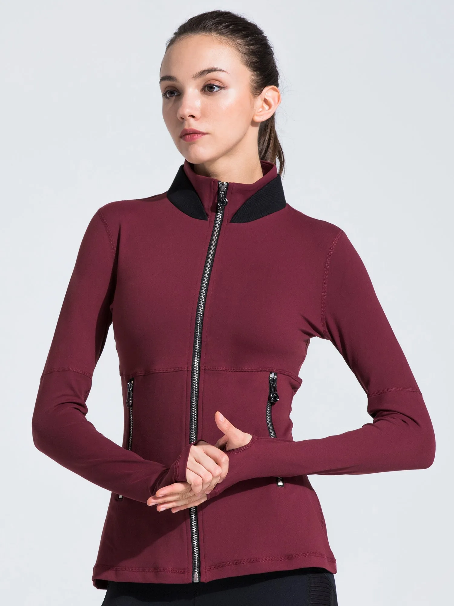 FIT JACKET 3.0, BORDEAUX/BLACK