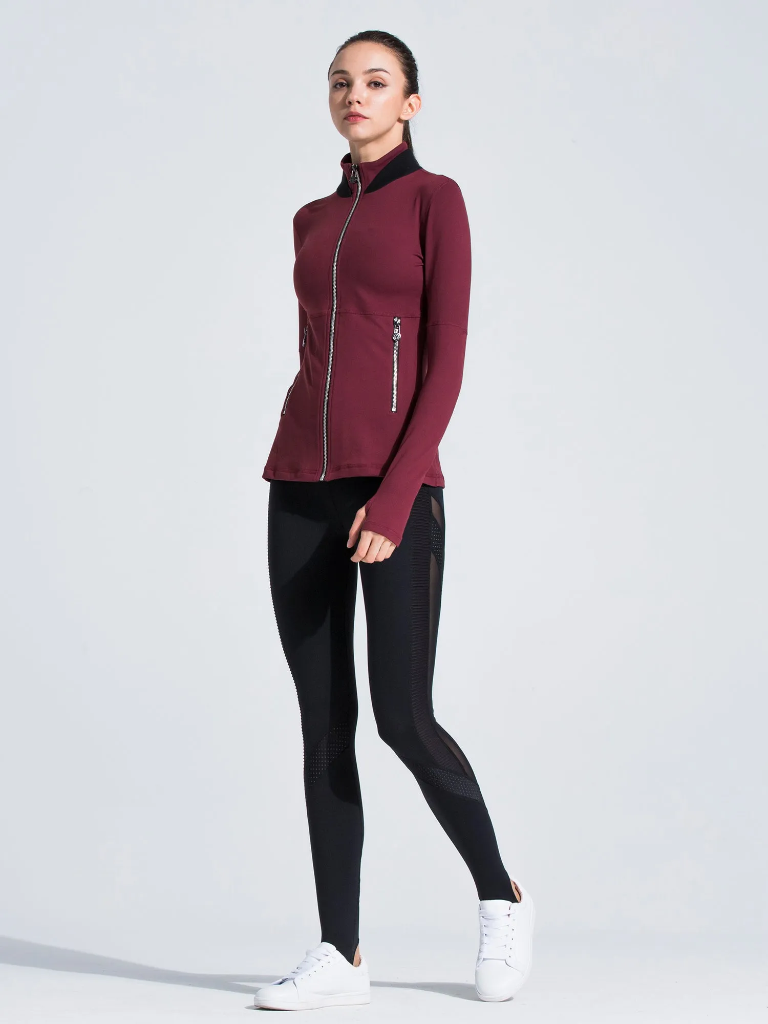FIT JACKET 3.0, BORDEAUX/BLACK