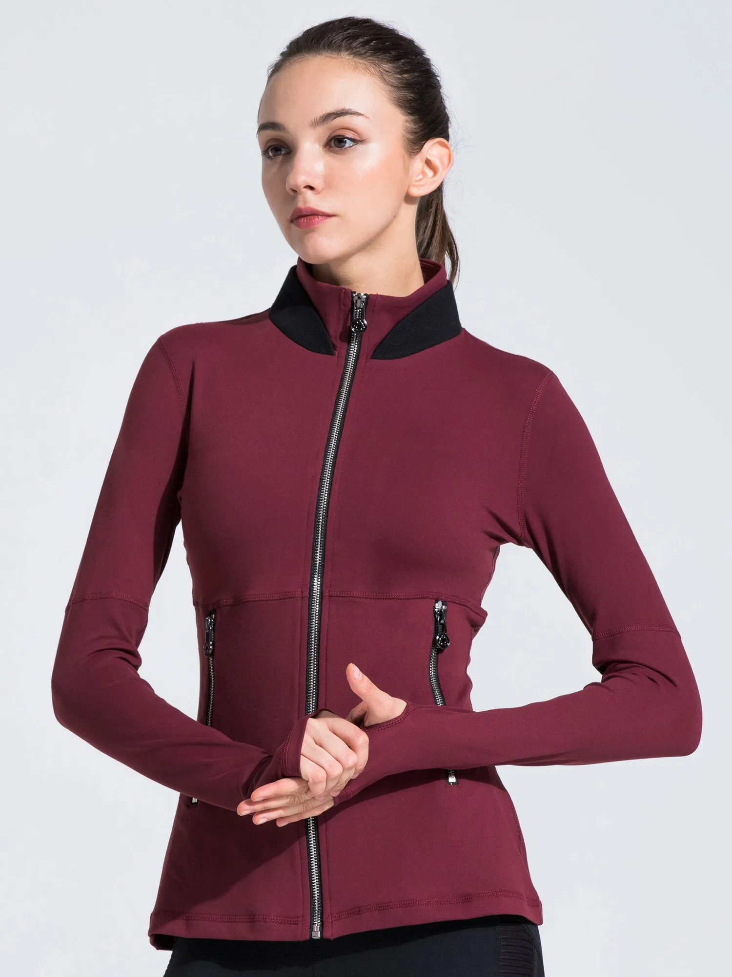 FIT JACKET 3.0, BORDEAUX/BLACK