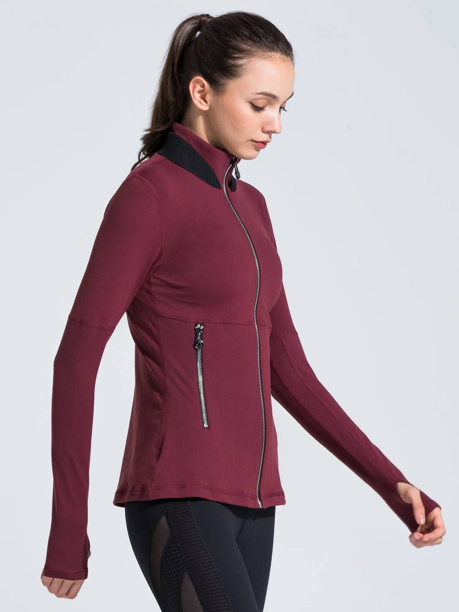 FIT JACKET 3.0, BORDEAUX/BLACK