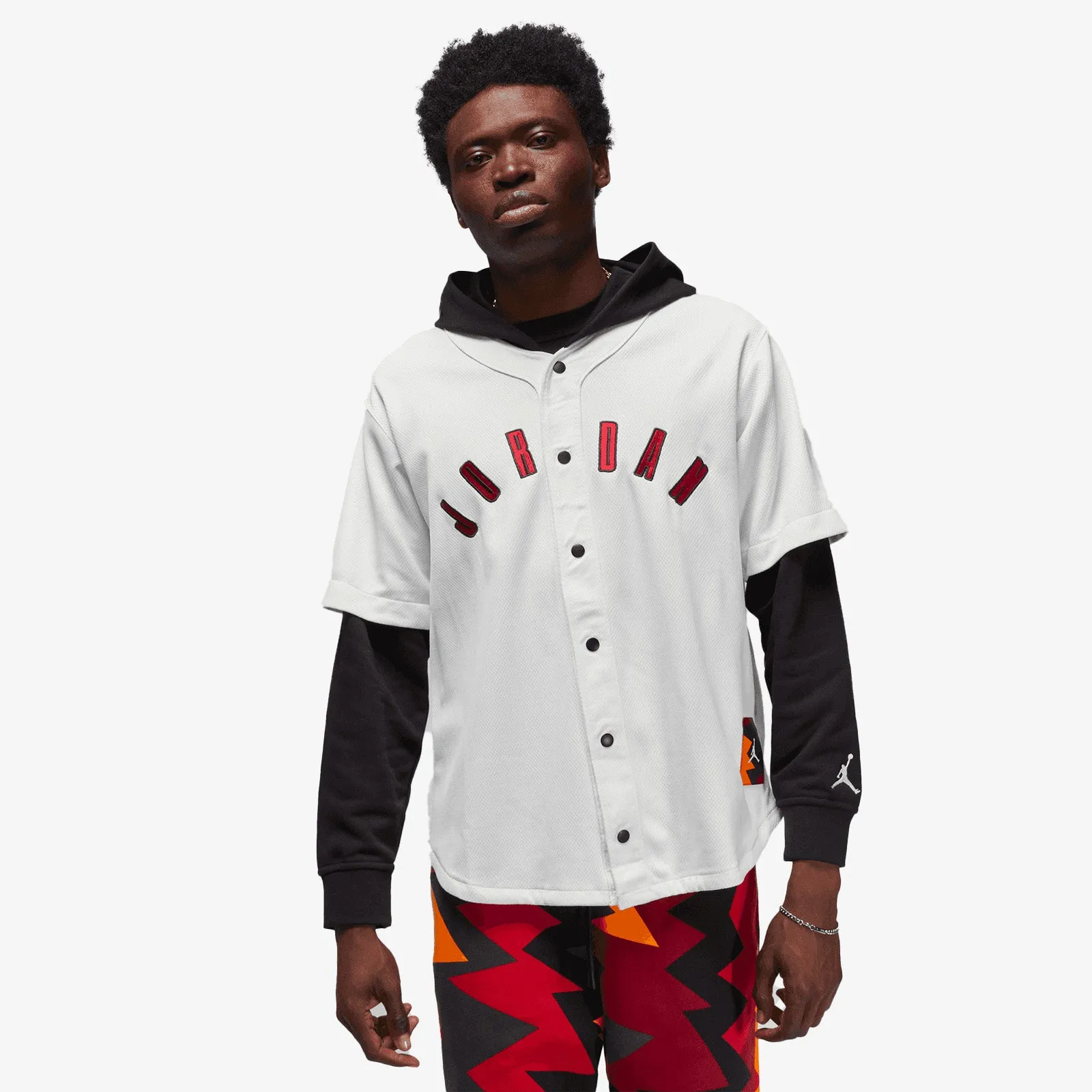 Flight MVP Wordmark Button Up Shirt - White