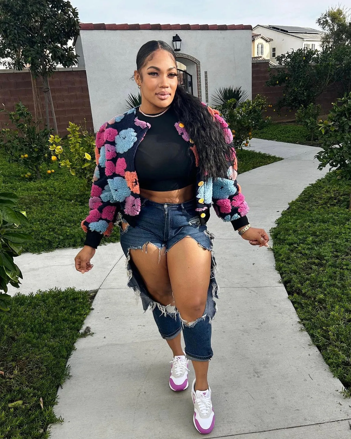 “Flower Bomb” Jacket