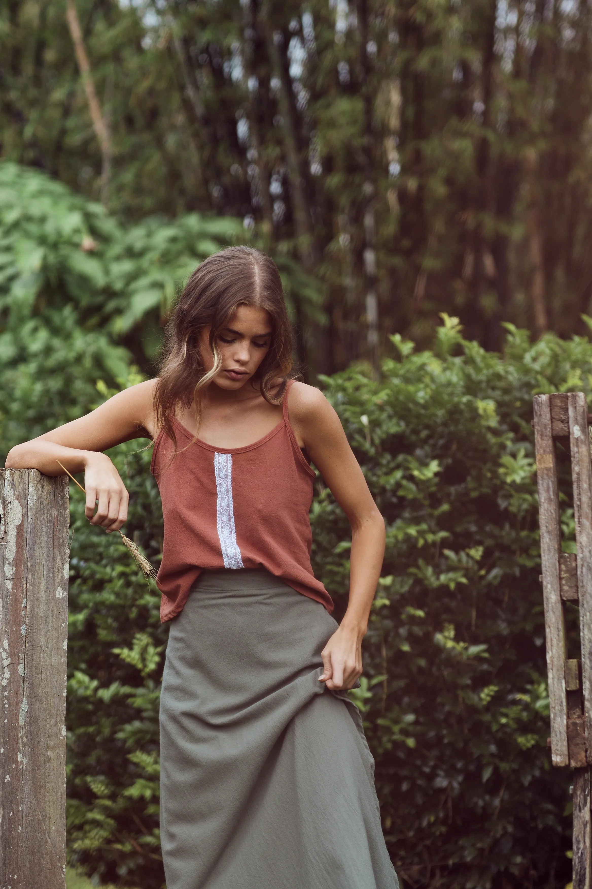 Folk Singlet Top