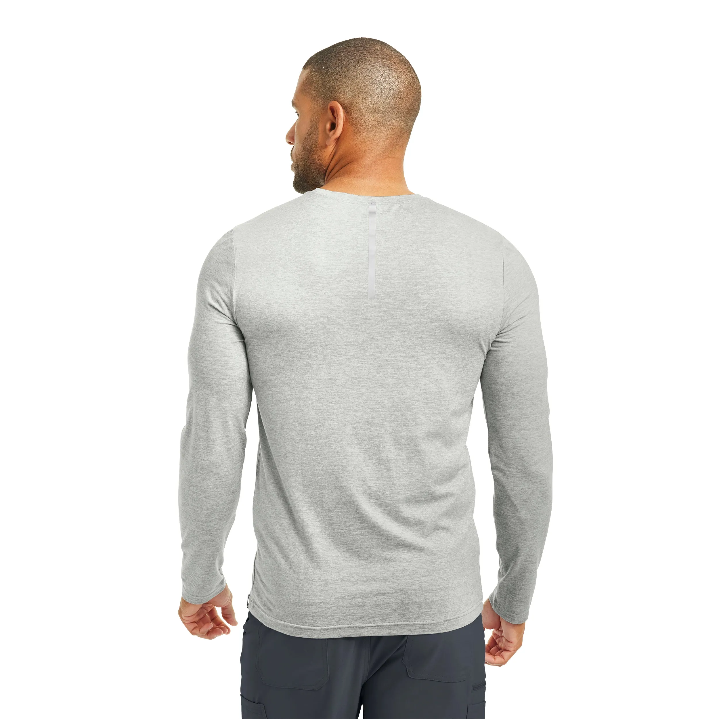 Forward LT112 Men's Long Sleeve Tee Heather Light Gray