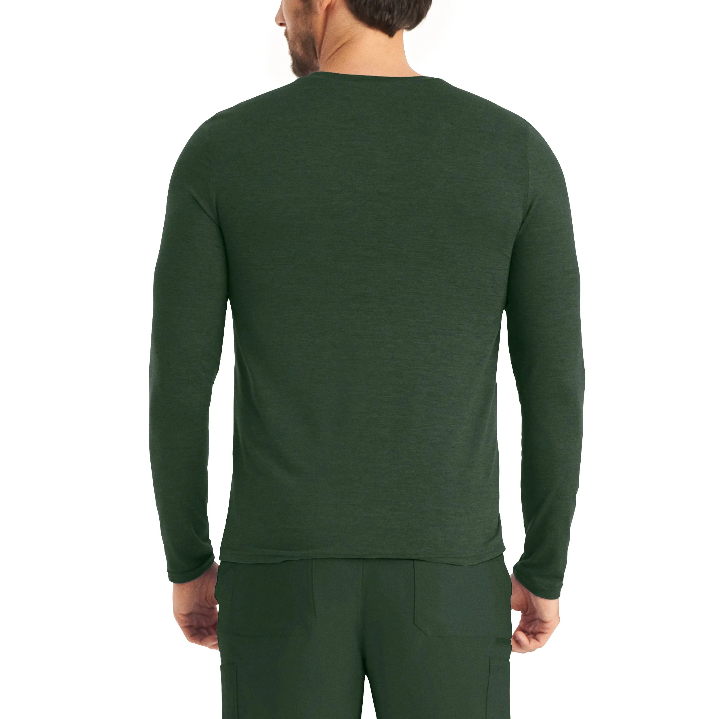 Forward LT112 Men's Long Sleeve Tee Heather Mountain View