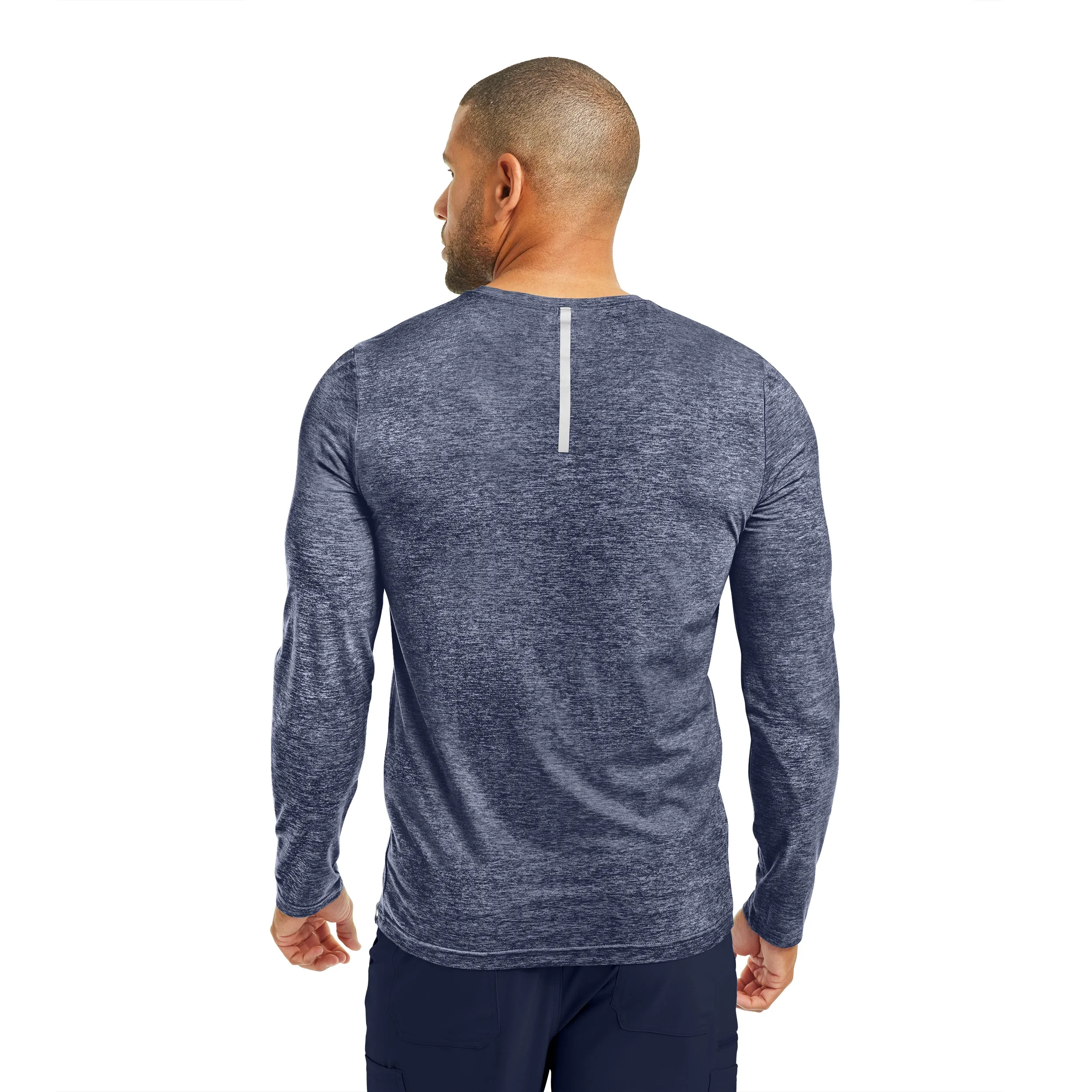 Forward LT112 Men's Long Sleeve Tee Heather Navy