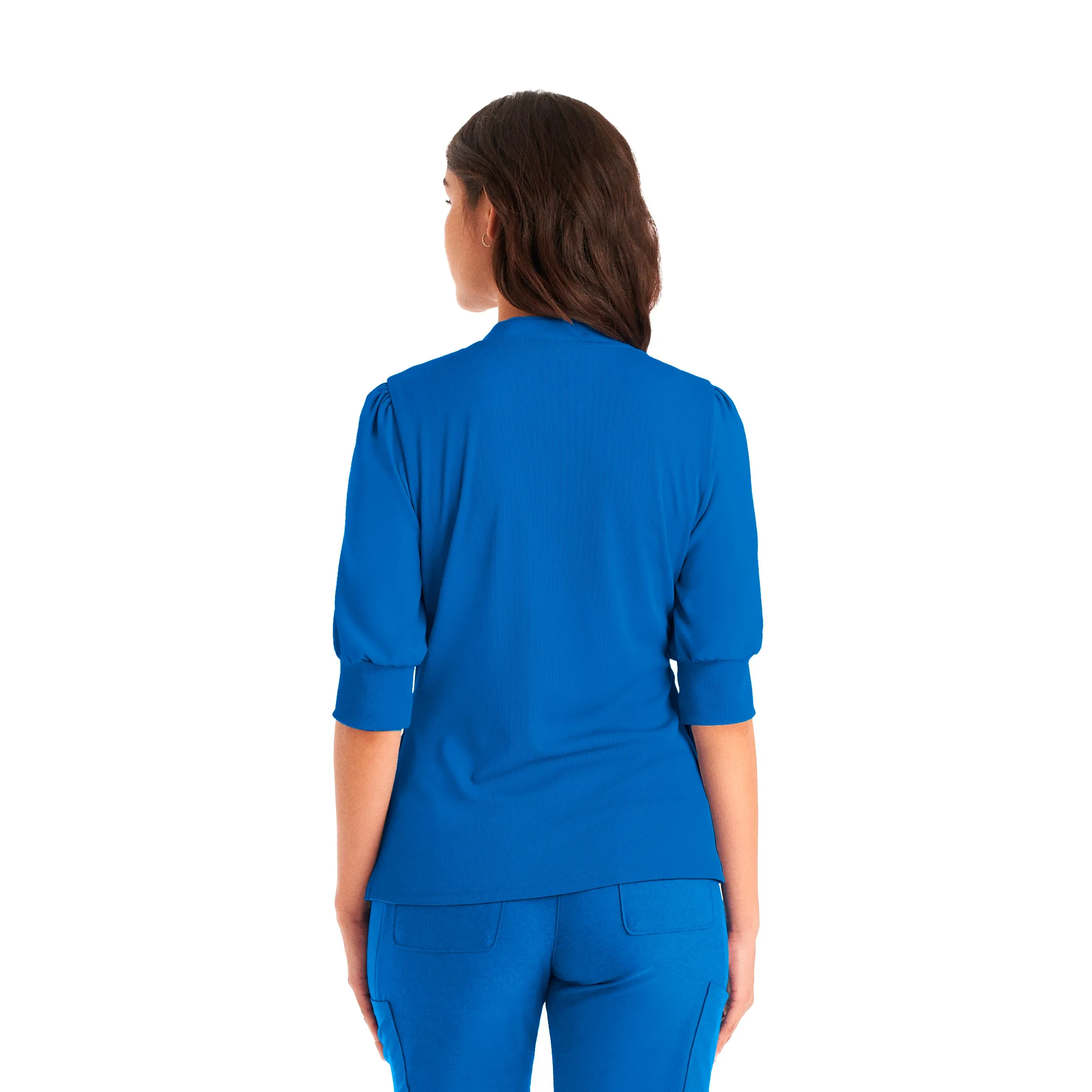 Forward LT114 Women's 3 Pocket Y Neck Scrub Top Royal