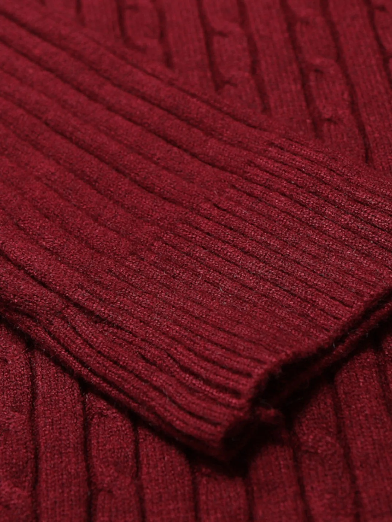 Foxes | Men’s Slim Fit Ribbed Knit Turtleneck Sweater Top