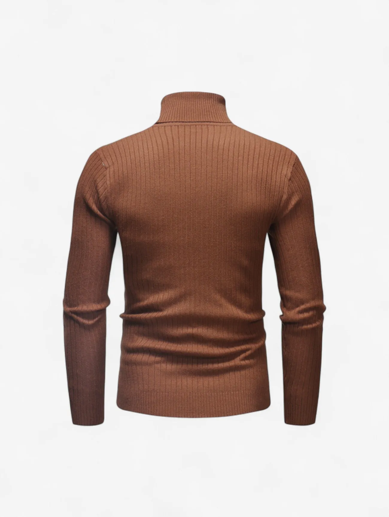 Foxes | Men’s Slim Fit Ribbed Knit Turtleneck Sweater Top