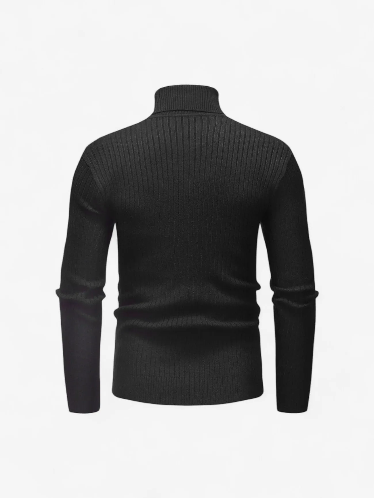 Foxes | Men’s Slim Fit Ribbed Knit Turtleneck Sweater Top