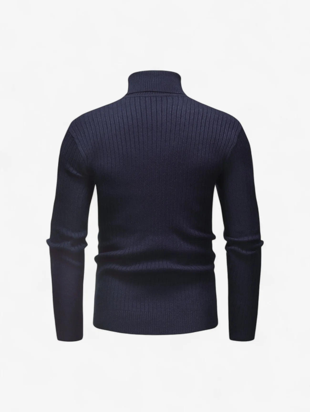 Foxes | Men’s Slim Fit Ribbed Knit Turtleneck Sweater Top