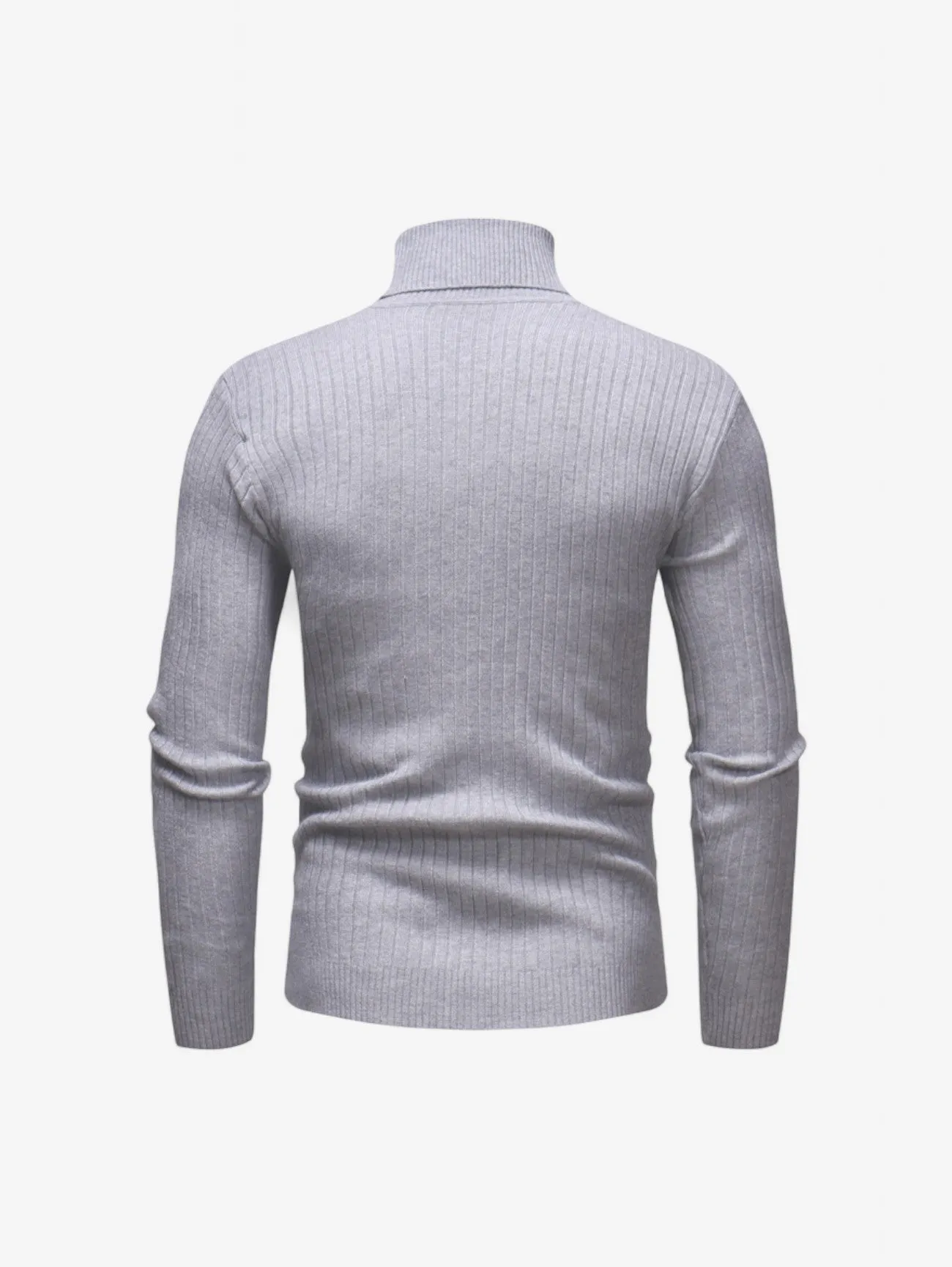 Foxes | Men’s Slim Fit Ribbed Knit Turtleneck Sweater Top