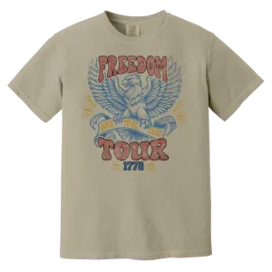 Freedom Tour Born to Be Free Comfort Colors Tee – Embrace Your Freedom with Style
