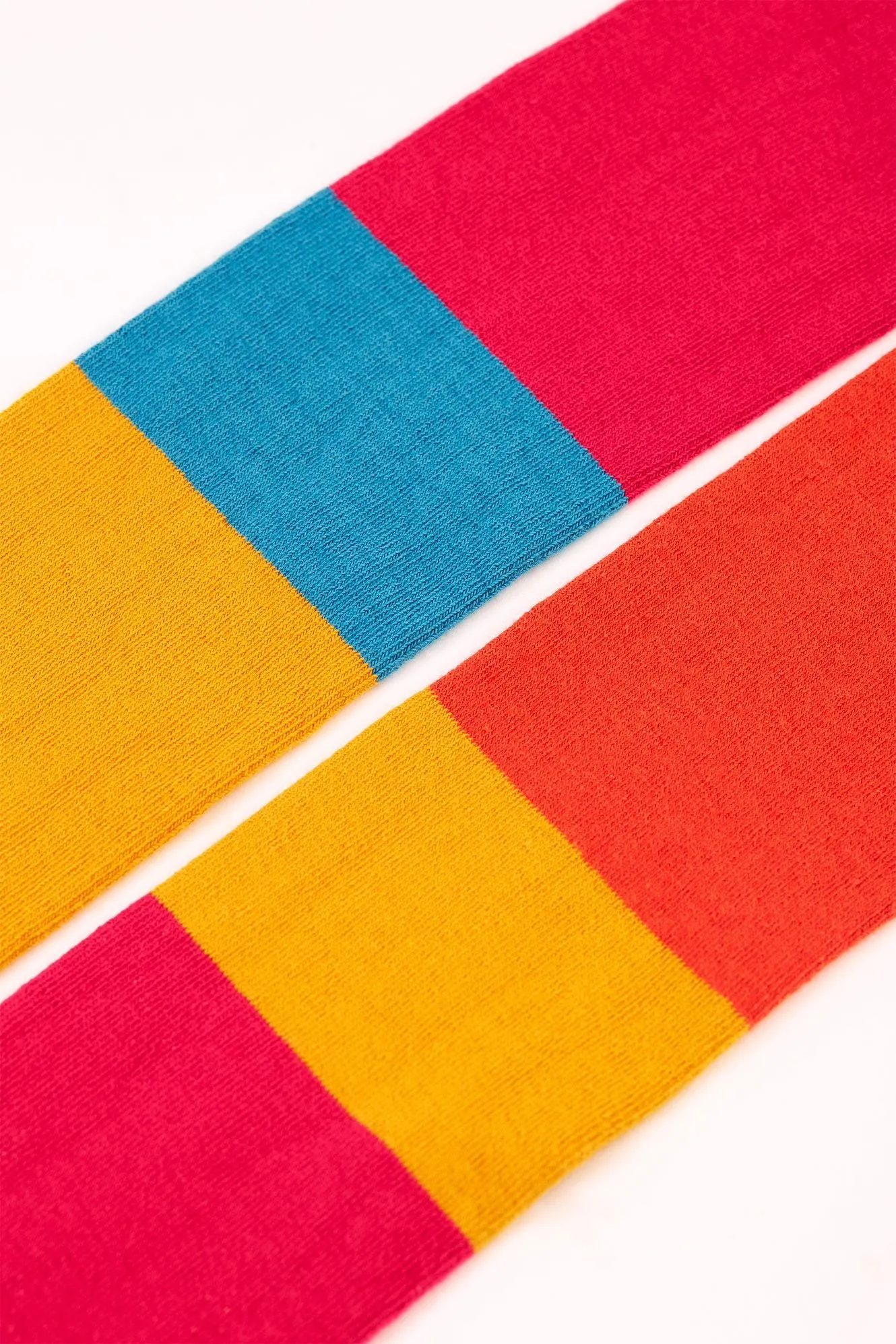 Frugi Norah Tights 500065A4dwcb Deep Water Colour Block