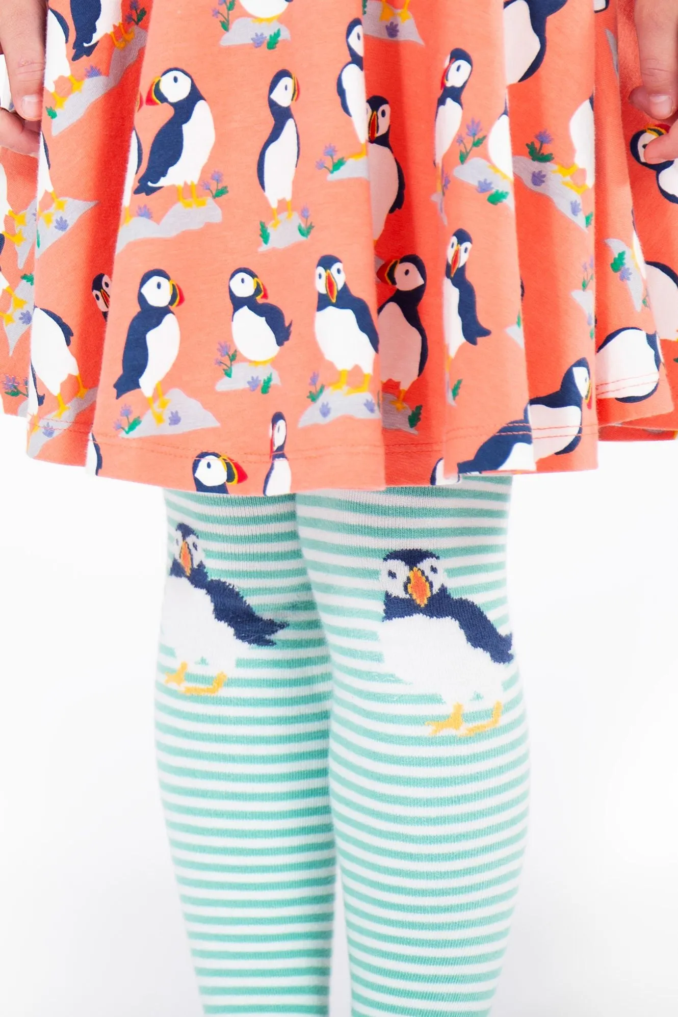 Frugi Norah Tights 500065A4mspf Puffin