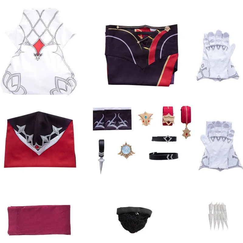 Game Genshin Impact Rosaria Fullsuit Cosplay Costumes