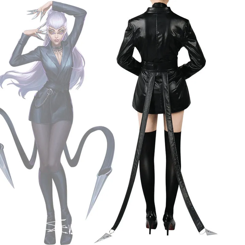 Game LOL KDA The Baddest Evelynn Fullset Cosplay Costumes
