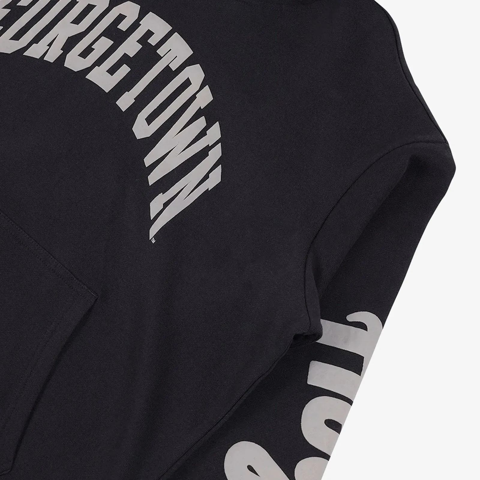 Georgetown Hoyas NCAA Puff Print Hoodie - Washed Black