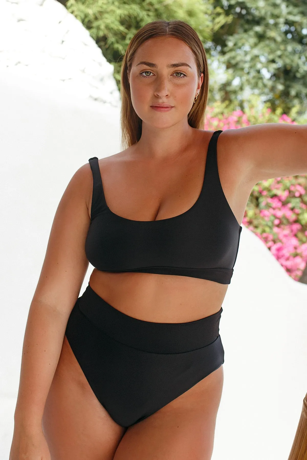 Gia Bikini Top - Black on Black