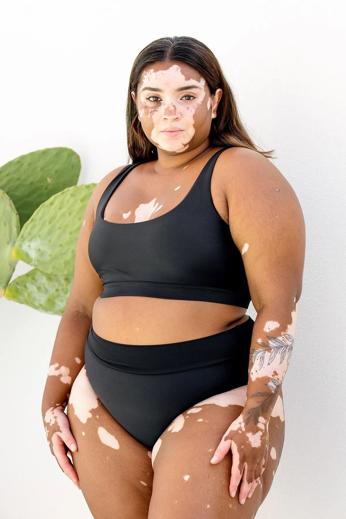 Ginger Bikini Bottom - Black on Black