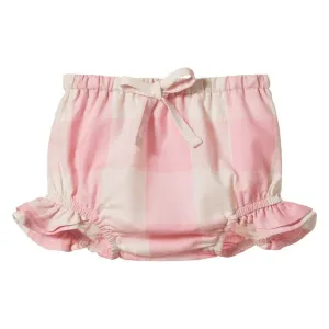 Gingham Petal Bloomers - Summer Rose