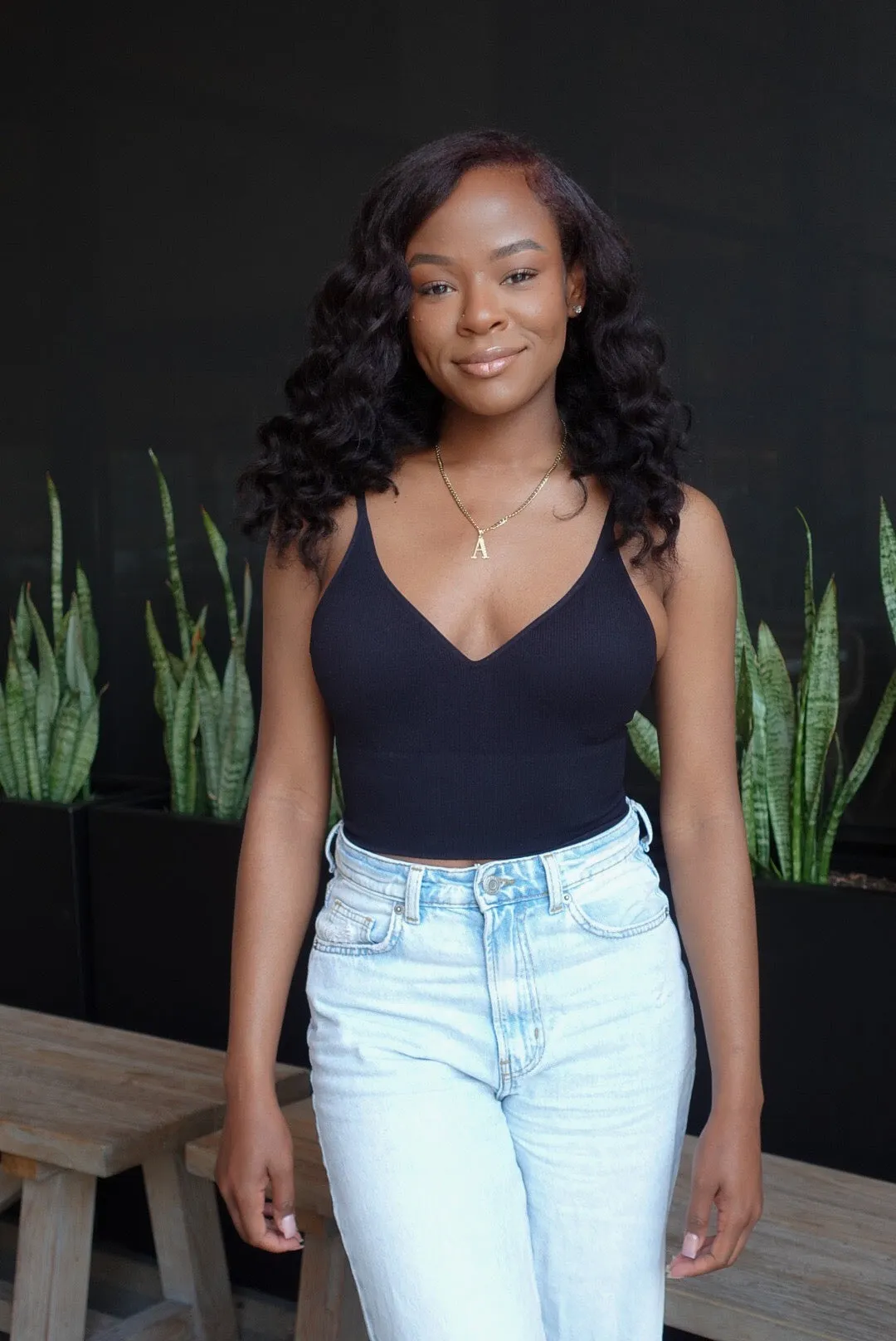 Give Me More Bralette Top(Black)