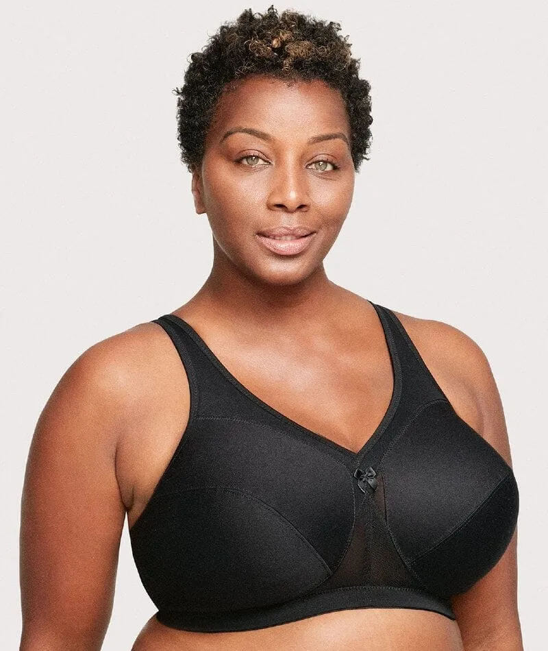 Glamorise Magiclift Active Support Wire-Free Bra - Black
