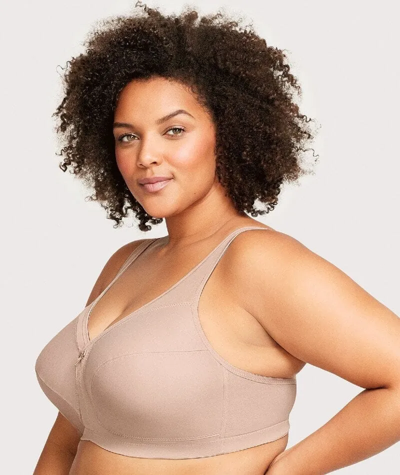 Glamorise Magiclift Active Support Wire-Free Bra - Cafe