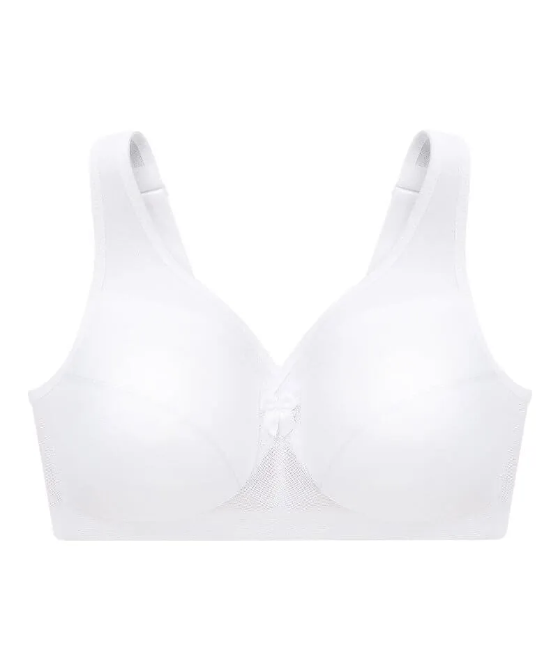Glamorise Magiclift Active Support Wire-Free Bra - White