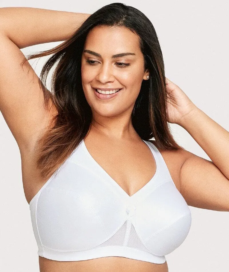 Glamorise Magiclift Active Support Wire-Free Bra - White