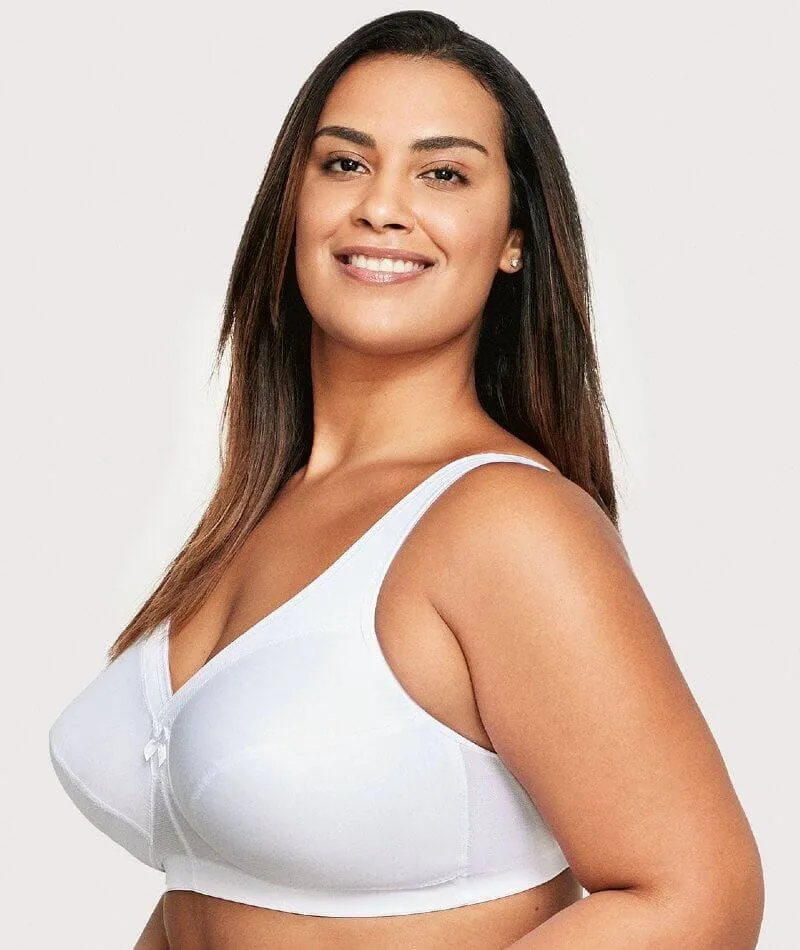 Glamorise Magiclift Active Support Wire-Free Bra - White