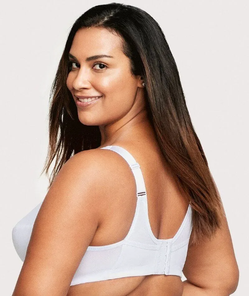 Glamorise Magiclift Active Support Wire-Free Bra - White