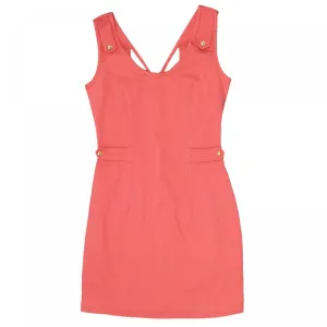 Gloria Jeans Women's Textured Cotton Sleeveless Sheath Dress