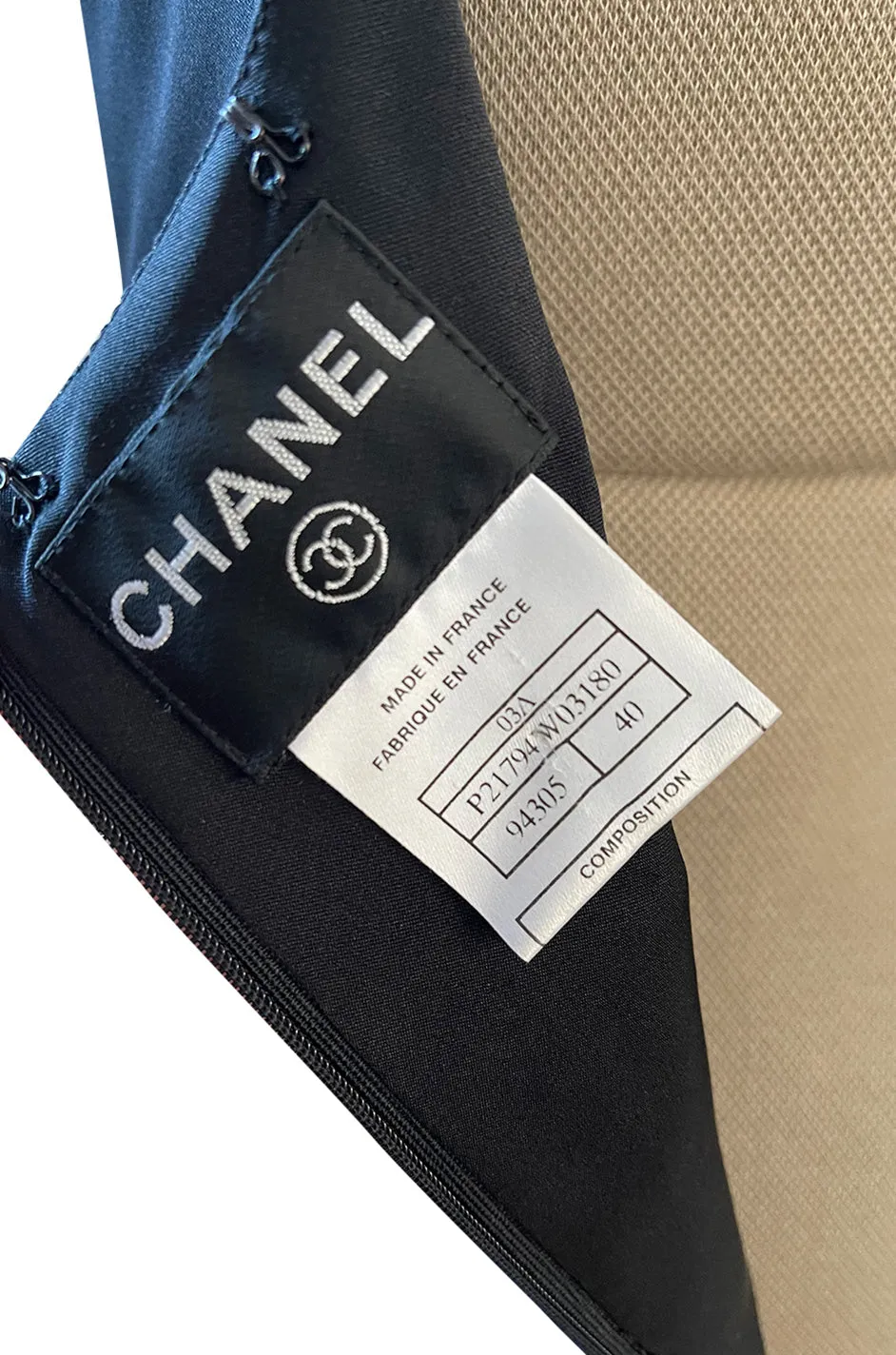 Gorgeous Fall 2003 Chanel by Karl Lagerfeld Black Silk Chiffon Dress Set w Fur Trim