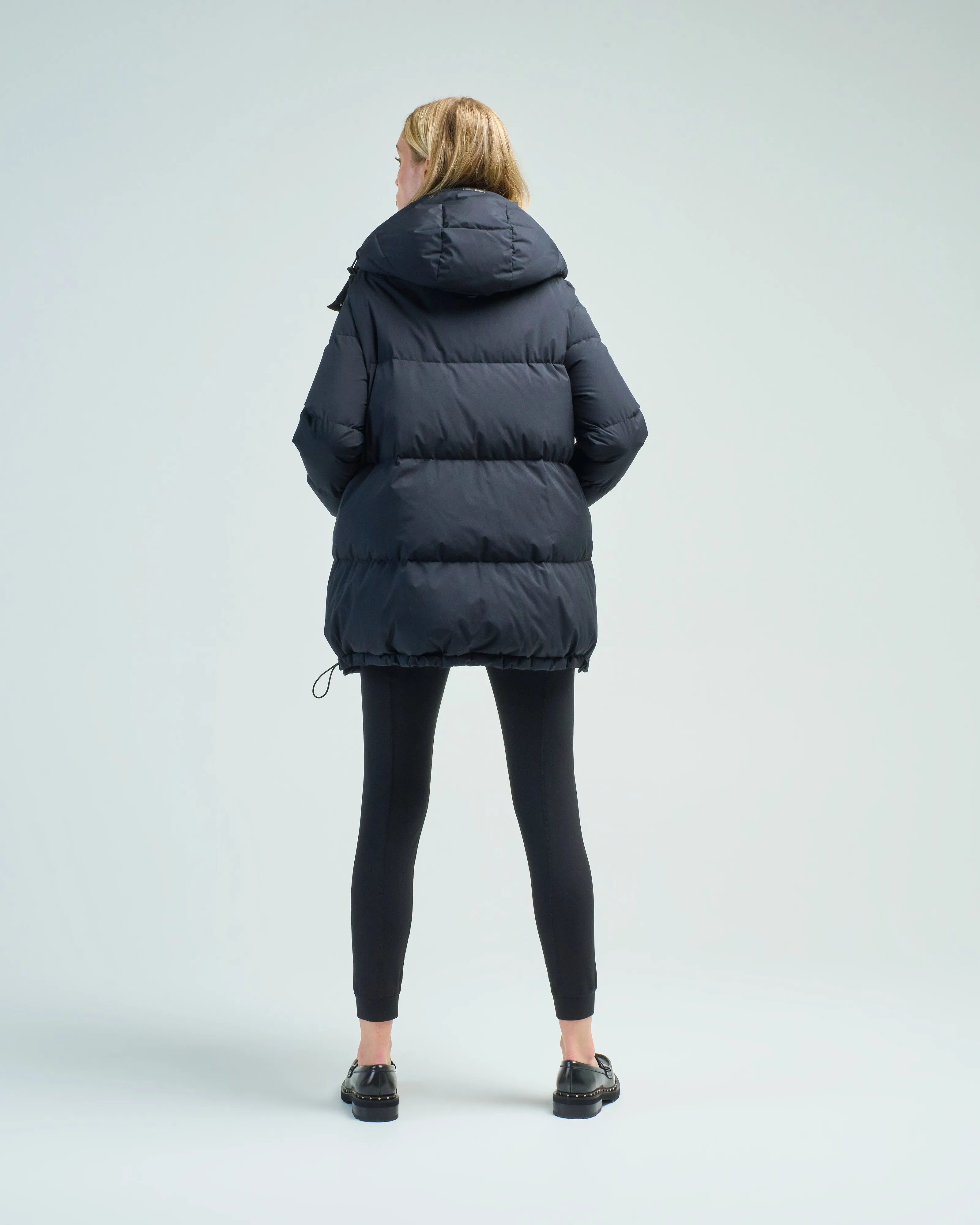 gortex a-line oversized coat