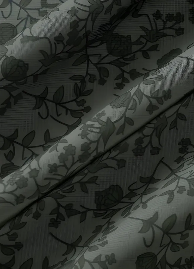 Gothic Floral Pattern Skirt
