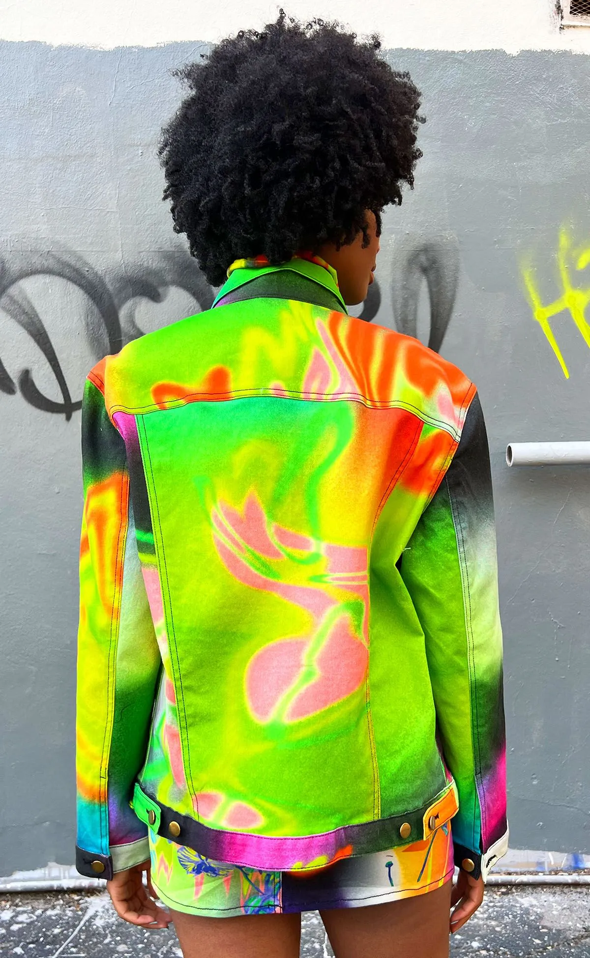 Graffiti Denim Jacket